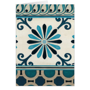 Indigo Frieze II, niet in reliëf