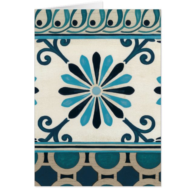 Indigo Frieze II, niet in reliëf (Voorkant)