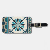 Indigo Frieze II, niet in reliëf Bagagelabel (Voorkant horizontaal)