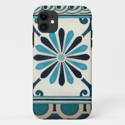 Indigo Frieze II, niet in reliëf Case-Mate iPhone Case (Achterkant)