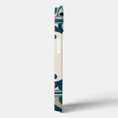 Indigo Frieze II, niet in reliëf Case-Mate iPhone Case (Achterkant / Rechts)