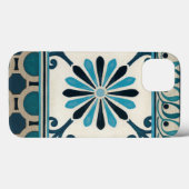 Indigo Frieze II, niet in reliëf Case-Mate iPhone Case (Achterkant (horizontaal))