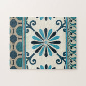 Indigo Frieze II, niet in reliëf Legpuzzel (Horizontaal)