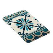 Indigo Frieze II, niet in reliëf Magneet (Rechterzijde)