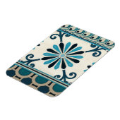 Indigo Frieze II, niet in reliëf Magneet (Linkerzijde)