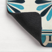 Indigo Frieze II, niet in reliëf Muismat (Hoek)