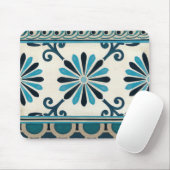 Indigo Frieze II, niet in reliëf Muismat (Met muis)