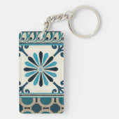 Indigo Frieze II, niet in reliëf Sleutelhanger (achterkant)