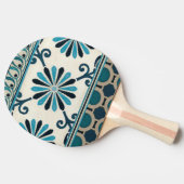 Indigo Frieze II, niet in reliëf Tafeltennisbatje (Zijkant)