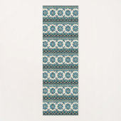 Indigo Frieze II, niet in reliëf Yogamat (Voorkant)