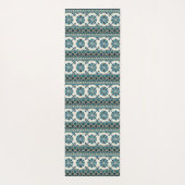 Indigo Frieze II, niet in reliëf Yogamat (Achterkant)