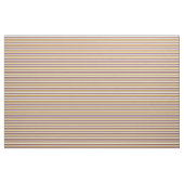 Indigo, geel & lavendelpatroon stof (Yard (91,4 cm))