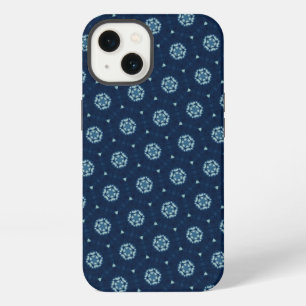 Indigo Geest: Boho Afrikaanse Geometrie iPhone 13 Hoesje
