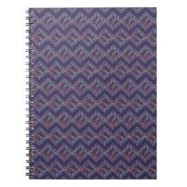 Indigo Gestikte Diamanten Notitieboek