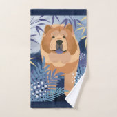 INDIGO gladde chow badhanddoek set Bad Handdoek (Handdoek)