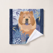 INDIGO gladde chow badhanddoek set Bad Handdoek (Wasdoekje)