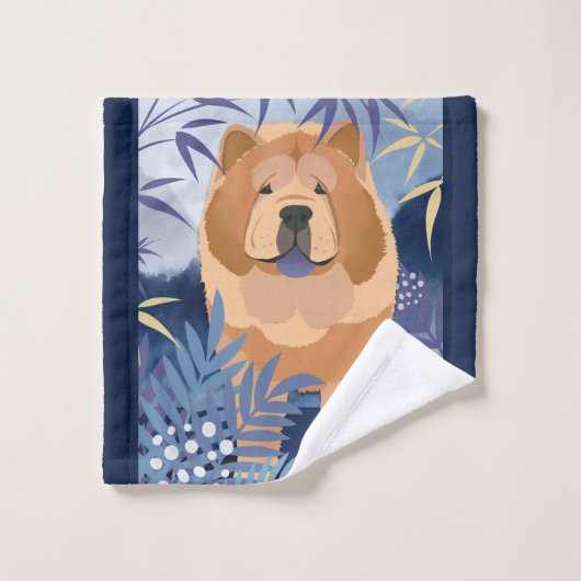 INDIGO gladde chow badhanddoek set Bad Handdoek (Wasdoekje)