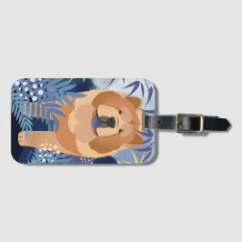 INDIGO gladde chow bagagelabel