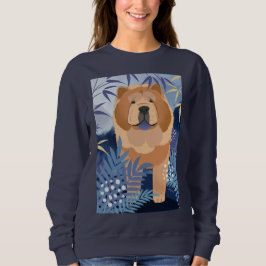 INDIGO gladde chow donkere shirten Trui