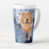 INDIGO gladde chow latte mok (Rechterhoek)