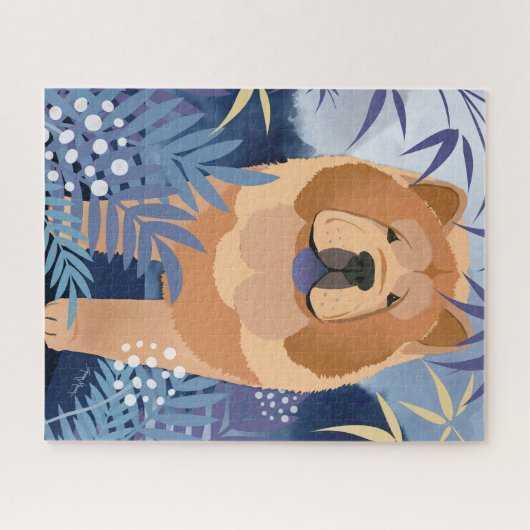 INDIGO gladde chow puzzel Legpuzzel (Horizontaal)