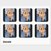 INDIGO gladde chow stickers (Vel)