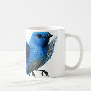 Indigo Gors, een kleine trekvogel Koffiemok