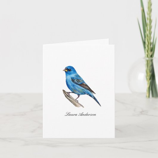 Indigo gors nota kaart (Voorkant)