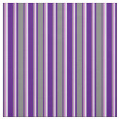 Indigo, Grijs, Orchidee & Lavendel Lijnen Patroon Stof (Swatch)