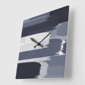 Indigo Grijze Blauwe Borstbedekking Vierkante Klok (Hoek)