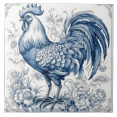 Indigo Haan Azulejo Tegels Tegeltje (Voorkant)