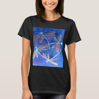 Indigo Haze Libelle Fladdert T-shirt