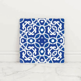 Indigo Heritage Classic Portuguese Geometric Tegeltje