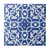 Indigo Heritage Classic Portuguese Geometric Tegeltje (Voorkant)