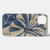 Indigo Hibiscus Case-Mate iPhone Case (Achterkant (horizontaal))