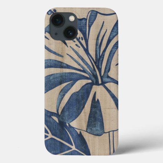 Indigo Hibiscus Case-Mate iPhone Case (Achterkant)