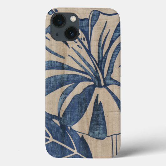 Indigo Hibiscus Case-Mate iPhone Case (Achterkant)
