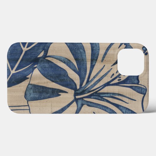 Indigo Hibiscus Case-Mate iPhone Case (Achterkant (horizontaal))