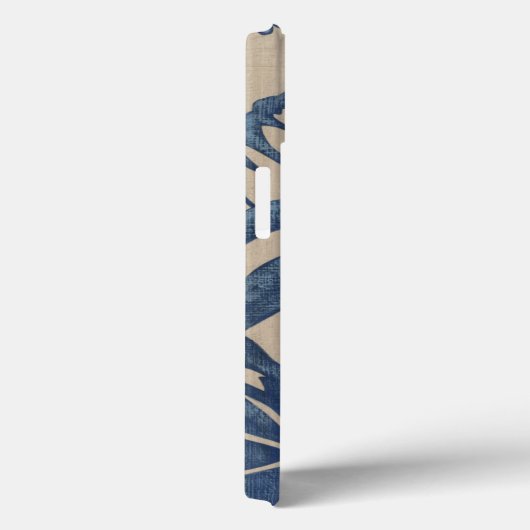 Indigo Hibiscus Case-Mate iPhone Case (Achterkant / Rechts)