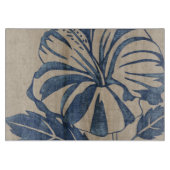 Indigo Hibiscus Snijplank (Voorkant)