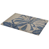 Indigo Hibiscus Snijplank (Hoek)