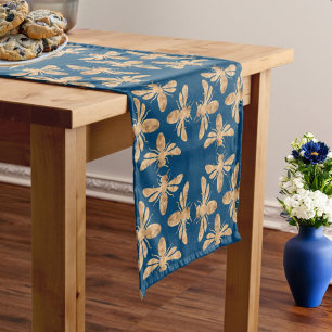 Indigo & Honeycomb Gouden Bij Bruiloftsdouche Medium Tafelloper
