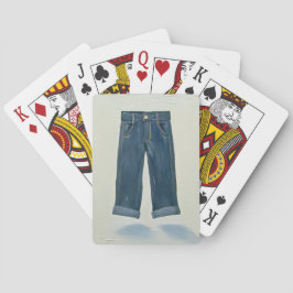 Indigo Icons Schilderachtige Denim Art Denimhead Pokerkaarten