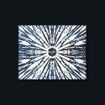Indigo Ink Radial Motif Canvas Afdruk<br><div class="desc">Indigo Ink Motif I van June Erica Vess. Radiaal ontwerp dat van indigo blauwe kleur en diverse geometrische vormen wordt gecreeerd.</div>