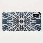 Indigo Ink Radial Motif Case-Mate iPhone Case (Achterkant (horizontaal))
