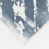 Indigo Ink Radial Motif Fleece Deken (Hoek)