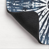 Indigo Ink Radial Motif Muismat (Hoek)