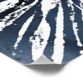 Indigo Ink Radial Motif Poster (Hoek)