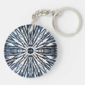 Indigo Ink Radial Motif Sleutelhanger (Achterkant)