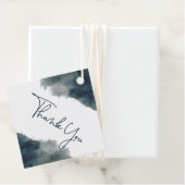 Indigo Ink Wash Baby shower Bedankt Bedankjes Labels (In situ)